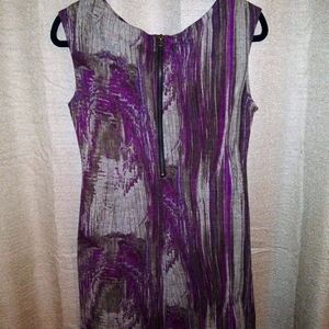 Jonathan Martin purple, grey, and brown dress 10